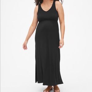 Maternity Gap Black Maxi Dress